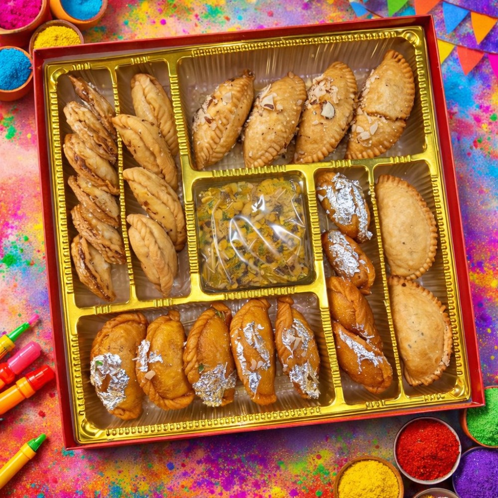 Assorted mix gujiya box